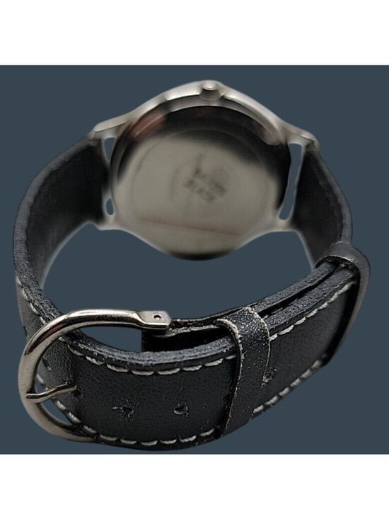 DC COMICS by 1989 Fossil Batman Unisex Watch 7.5 Black Leather Band 36mm BA-6315 main image 13